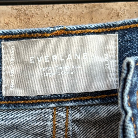 Everlane The 90’s Cheeky Jeans Straight Leg Jeans size 27 Tall Timeless Style - Picture 6 of 14